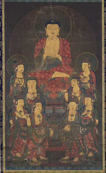 ملف:Goryeo Buddhist painting.jpg
