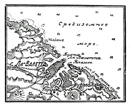 ملف:Карта к статье «Мальта». Военная энциклопедия Сытина (Санкт-Петербург, 1911-1915).jpg