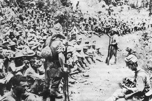 ملف:Surrender on Bataan 1.jpg