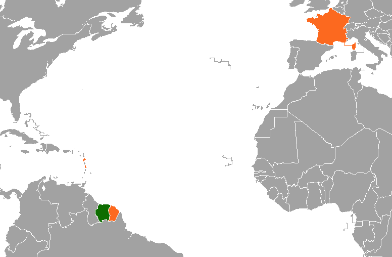 ملف:Suriname France Locator.png