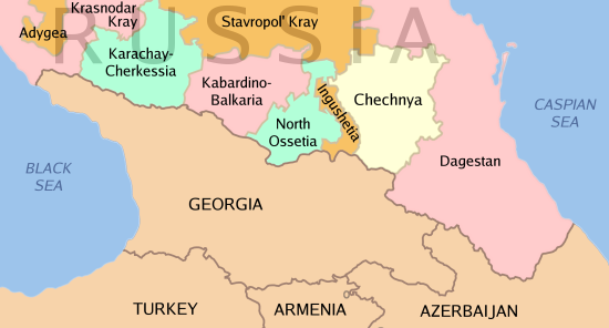 ملف:Chechnya and Caucasus1.png
