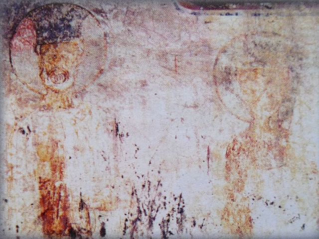 ملف:Constantine I and Michael I, kings of Imeretia (Gelati fresco).jpg