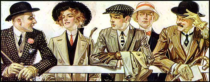 Illustration for Arrow Collar, 1907. J.C. Leyendecker