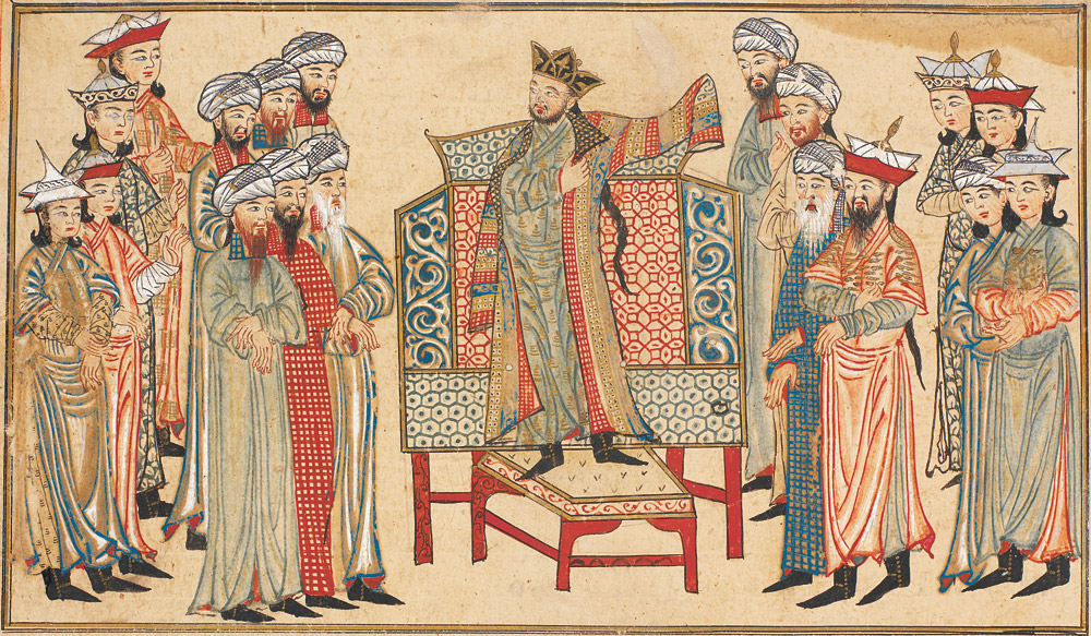 Mahmud in robe from the caliph.jpg