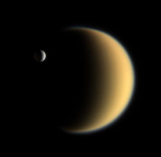 ملف:Titan and Enceladus.jpg