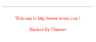 ملف:Website defaced by Code Red worm.png