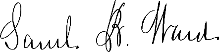 ملف:Signature of Samuel Baldwin Ward (1842–1915) from Noted Living Albanians.png