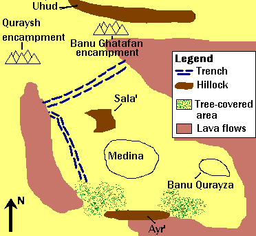 ملف:Battle of the Trench map.gif