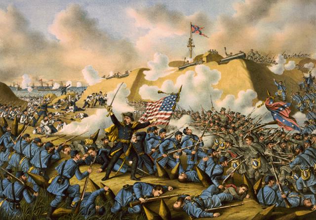 ملف:Battle of Fort Fisher.jpg