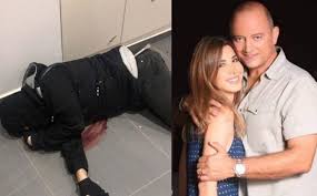 يمين: نانسي عجرم وزوجها فادي الهاشم، يسار: الشاب السوري الذي اتهم باقتحام فيلتهما وقتله فادي.