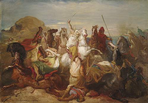 ملف:Théodore Chassériau - Arab combat.jpg