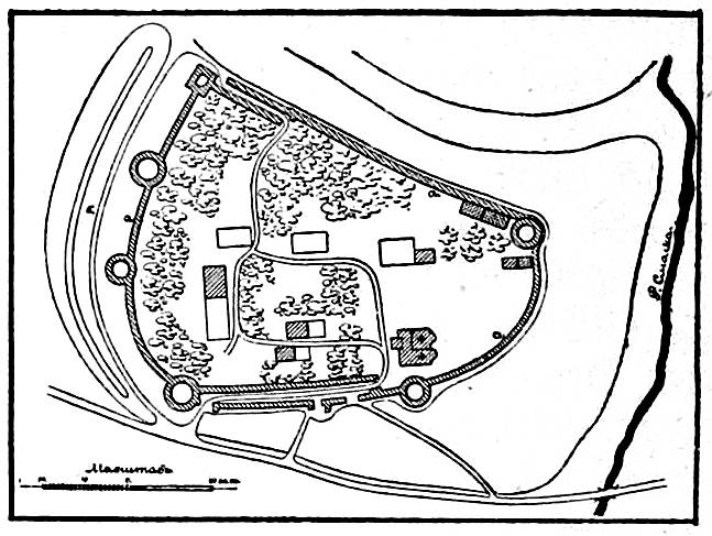 ملف:Карта-схема к статье «Изборск». Военная энциклопедия Сытина (Санкт-Петербург, 1911-1915).jpg