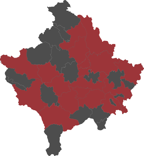 ملف:Kosovo COVID19 Map.png