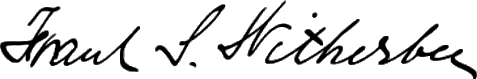 ملف:Signature of Frank Spencer Witherbee (1852–1917).png