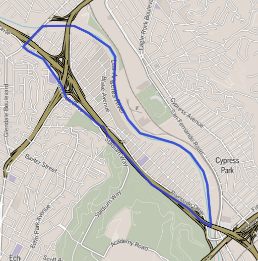 ملف:Map of Elysian Valley, Los Angeles, California.png