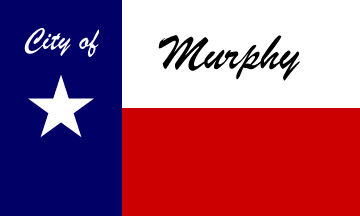ملف:Flag of Murphy, Texas.png