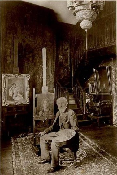 ملف:Алексей Алексеевич Харламов в мастерской (1890).jpg