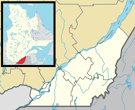 ملف:Canada Southern Quebec location map.png