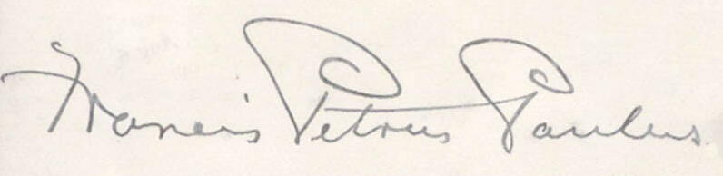 ملف:Francis Petrus Paulus signature on card with message (cropped).jpg