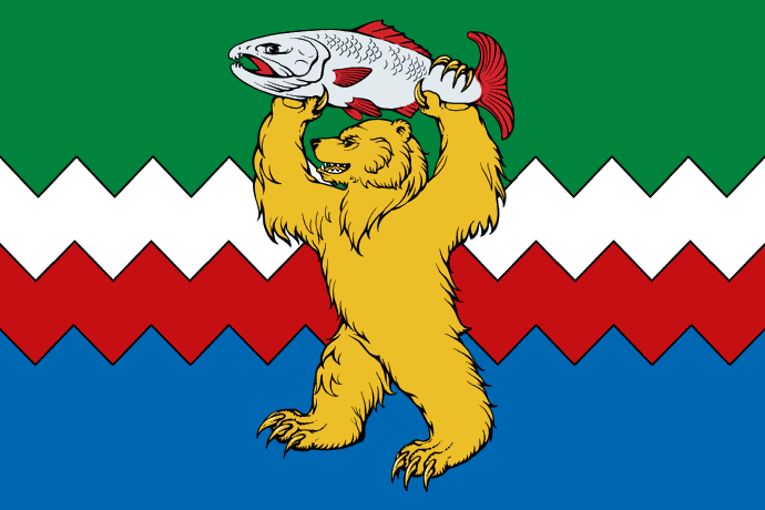 ملف:Flag of Elizovsky rayon (Kamchatka krai).png