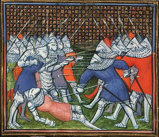 ملف:The death of Sir John Chandos at Lussac.jpg
