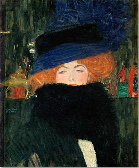 ملف:Klimt Dame mit Hut und Federbos.jpg