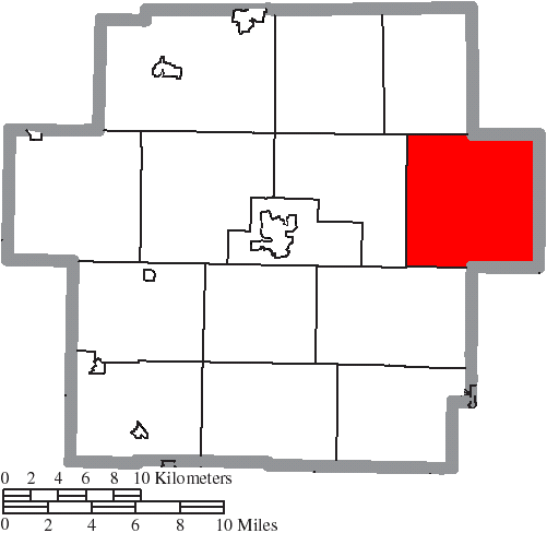 ملف:Map of Carroll County Ohio Highlighting Fox Township.png