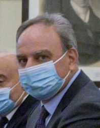 Συνάντηση Υπουργού Εξωτερικών, Νίκου Δένδια, με τον Γενικό Γραμματέα του ΑΚΕΛ, Σ. Στεφάνου (Αθήνα, 15.09.2021) cropped.jpg