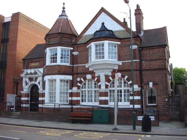 ملف:Kilburn Library - geograph.org.uk - 456226.jpg