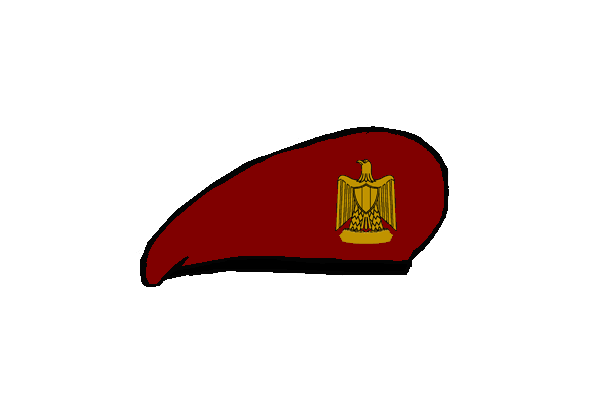 ملف:Paratroops Beret - Egyptian Army.png