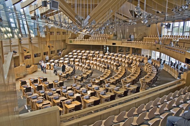ملف:Scottish Parliament, Main Debating Chamber - geograph.org.uk - 1650829.jpg
