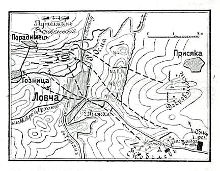 ملف:Карта-схема к статье «Ловча». Военная энциклопедия Сытина (Санкт-Петербург, 1911-1915).jpg