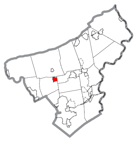 ملف:Map of Bath, Northampton County, Pennsylvania Highlighted.png
