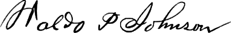 ملف:Signature of Waldo Porter Johnson (1817–1885).png