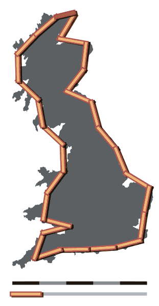 ملف:Britain-fractal-coastline-100km.png