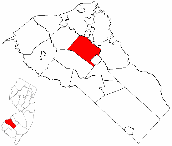 ملف:Map of Gloucester County highlighting Mantua Township.png