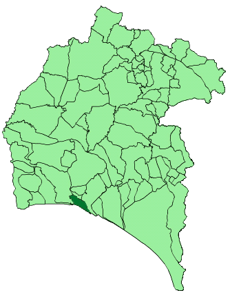 ملف:Map of Punta Umbría (Huelva).png