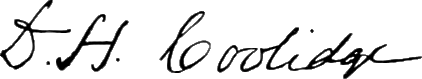 ملف:Signature of David Hill Coolidge Jr. (1863–1938).png