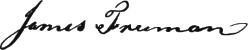 ملف:Signature of James Freeman (1759–1835).png