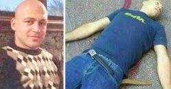 هشام السلمان (يسار) وصورة له بعد اصابته (يمين)