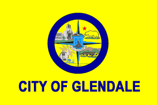 ملف:Flag of Glendale, California.png