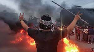 محتجون عراقيون