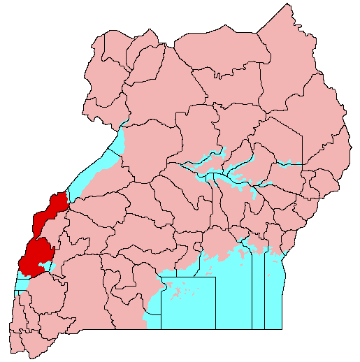 ملف:Location of Rwenzururu in Uganda (map).png
