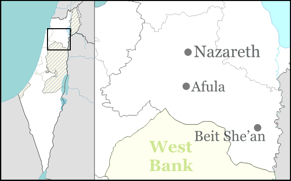 ملف:Israel outline jezreel.png