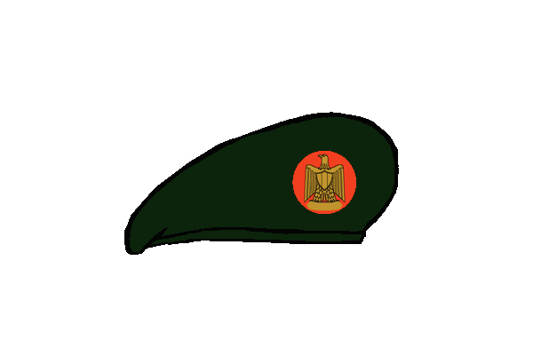 ملف:Thunderbolt brigadier Beret - Egyptian Army.png