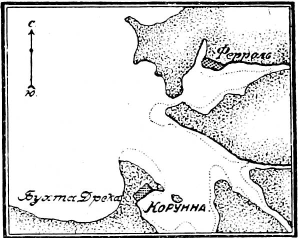 ملف:Карта к статье «Корунья». Военная энциклопедия Сытина (Санкт-Петербург, 1911-1915).jpg