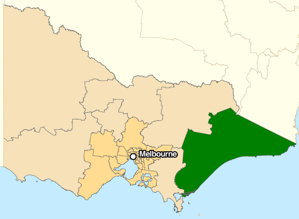 ملف:Division of Gippsland 2013.png