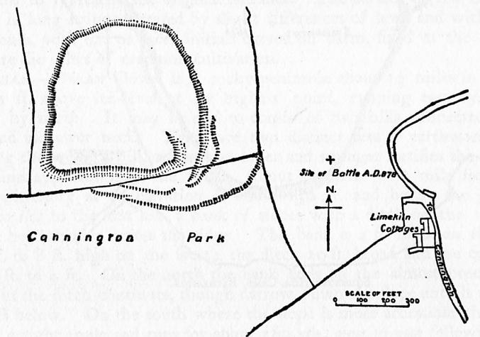 ملف:Cynwits Castle Cannington Somerset Map.jpg