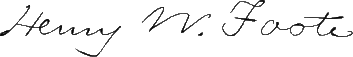 ملف:Signature of Henry Wilder Foote (1838–1889).png