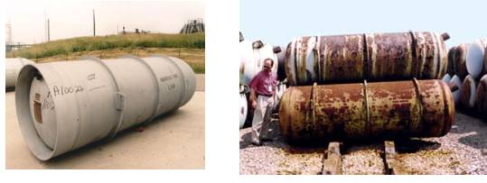 ملف:Corroded DUF6 cylinder.jpg